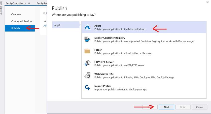 How to build and publish a .NET Core API to perform CRUD operations on Azure Cosmos DB (SQL API) and secure it using Facebook Authentication
